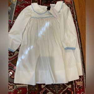 NWT Lullaby Set smocked dress size 6